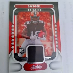 David bell rc patch football card